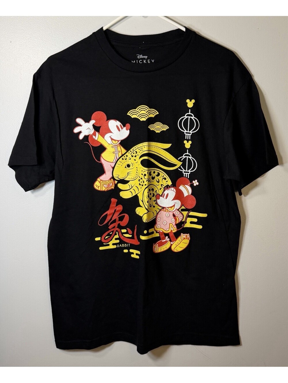 Disney Mickey Minnie Lunar New Year Year Of The Rabbit Graphic T-shirt Small